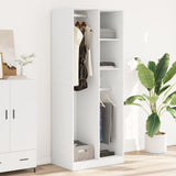 Wardrobe White 80x50x200 cm Engineered Wood 3307756