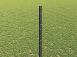 Welded Wire Fence 100 x 1.4 m PVC-Coated Steel Grey 3336938