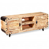 TV Cabinet Rough Mango Wood 120x30x50 cm 244009