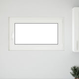 Tilt & Turn Basement Window RISOR 100 x 70 cm PVC and Glass 42047211