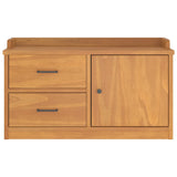 Hallway Bench SANDNES 87x40x50 cm Solid Wood Pine 4010463