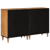Sideboard 2 pcs Natural 60 x 33 x 75 cm Solid Mango Wood 3310094