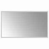 LED Bathroom Mirror Transparent 70 x 40 cm Tempered Glass 42045814