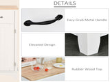 Modern Kitchen Cupboard, Wooden Storage Cabinet, Tableware Organizer with 2 Drawers for Living & T3398P547978