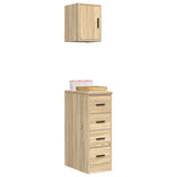 Garage Cabinets 2 pcs Sonoma Oak Engineered Wood 3328316