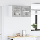 Hanging Cabinet Concrete Grey and White 80 x 31 x 40 cm 884232