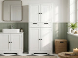Tall Bathroom Cabinet, Freestanding Bathroom Storage Cabinet with Drawer, Shelves and Doors, 60 30 T3398P548730