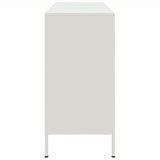 ZNTS Sideboard White 100.5x39x79 cm Steel 843095