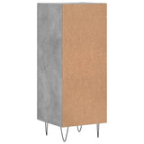 Sideboard Concrete Grey 34.5x34x90 cm Engineered Wood 828536