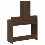 Dressing Table Brown Oak 100 x 41 x 140 cm Engineered Wood 865151