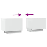 TV Cabinet White 100x35x40 cm Engineered Wood 804436