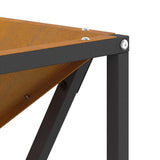Fire Pit Brown 50 x 50 x 35 cm Weathering Steel 858993