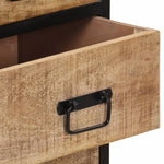 Sideboard 70x35x70 cm Solid Rough Wood Mango 374081