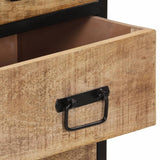 Sideboard 70x35x70 cm Solid Rough Wood Mango 374081