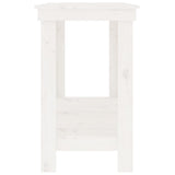 Work Bench White 180x50x80 cm Solid Wood Pine 822512