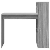 Desk with Shelf Grey Sonoma 108 x 55 x 103.5 cm Engineered Wood 869463