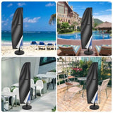 ZNTS 280cm Garden Parasol Cover Patio Umbrella Heavy Duty Waterproof Furniture Protector 59772738