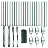 Welded Wire Fence with Concrete Base 50 x 0.4 m 3350868