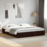 Bed Frame without Mattress Black 160x200 cm 3279832
