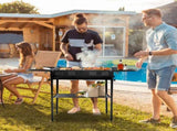 Portable Charcoal Grills for Outdoor BBQ, Foldable Kabob Barbecue Grill for Camping Hibachi BBQ 53025159