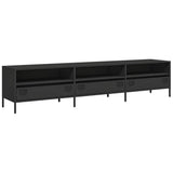 TV Cabinet Black 202x39x43.5 cm Cold-rolled Steel 851346