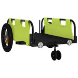 Bike Trailer Green Oxford Fabric and Iron 94186
