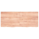 Bathroom Countertop Light Brown 120x50xcm Treated Solid Wood 3156141