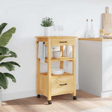Kitchen Trolley MONZA 48x40x88.5 cm Solid Wood Pine 376085