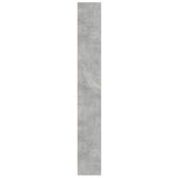 Bookcase Concrete Grey 60x24x176 cm Engineered Wood 857824