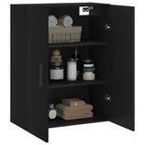Wall Mounted Cabinet Black 69.5x34x90 cm 828445