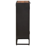 Highboard 53 x 30 x 95 cm Solid Mango Wood and Engineered Wood 42020092
