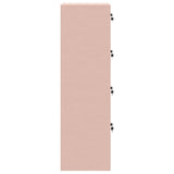 File Cabinet Pink 45.5 x 42 x 139 cm Cold-Rolled Steel 891623