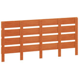 Headboard Wax Brown 135 cm Solid Wood Pine 844451