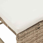 Garden Sofa Set 6 pcs Beige and cream Poly Rattan 4104703