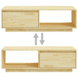 Coffee Table 110x50x33.5 cm Solid Pinewood 809882