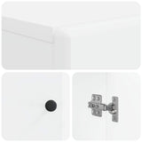 Shoe Cabinet BREDA 59.5 x 39.5 x 90 cm Engineered Wood White 897525