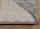 Area Rugs Round GALATI Grey 120 CM Polyester 42022827