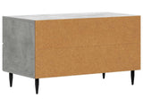 Bedside Cabinet with Drawer Concrete Grey 62 x 34.5 x 47.5 cm 894778