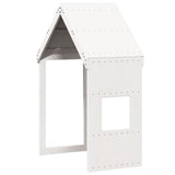 Loft Bed with Ladder and Roof without Mattress White 90x190 cm Single 3282033