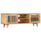 TV Cabinet 120x30x40 cm Solid Mango Wood 249864