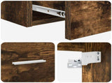 Bathroom Furniture Set Smoked Oak Engineered Wood 3404386