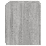 TV Wall Cabinets with LED Lights 2 pcs Grey Sonoma 40.5x35x40 cm 837257