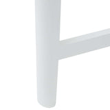 Dining Chairs 2 pcs White 48 x 49 x 95 cm Solid Rubber Wood 42020480