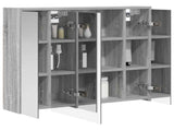 Bathroom Mirror Cabinet Grey Sonoma 73.5 x 16 x 62.5 cm 889172