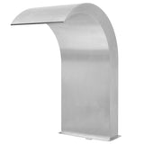 Pool Fountain Stainless Steel 45x30x65 cm Silver 43692