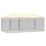 Folding Party Tent with Sidewalls Cream 3x6 m 93550