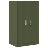 Storage Cabinet Olive Green 60 x 40 x 105 cm Steel 891734