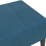 Footstool Blue 77x55x31 cm Velvet 4007374