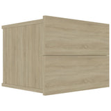 Bedside Cabinets 2 pcs Sonoma Oak 40x30x30 cm Engineered Wood 801060