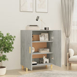 Sideboard Concrete Grey 70x34x90 cm Engineered Wood 812100